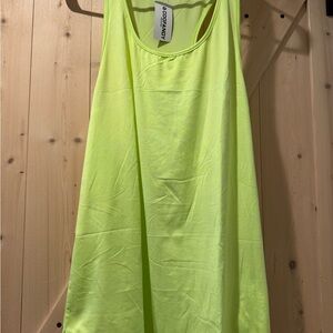 Neon Green Women's Tank Top-M